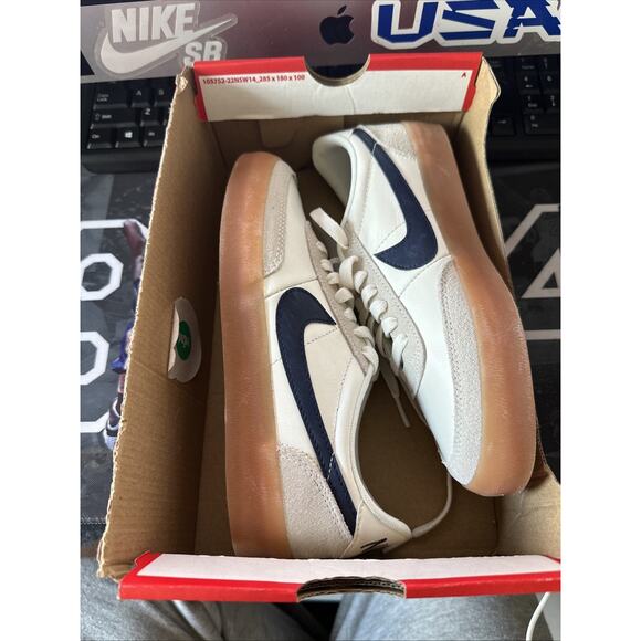 New Women's Size 7 Nike Killshot 2 Sail Navy White FZ5630-102 - Picture 6 of 7